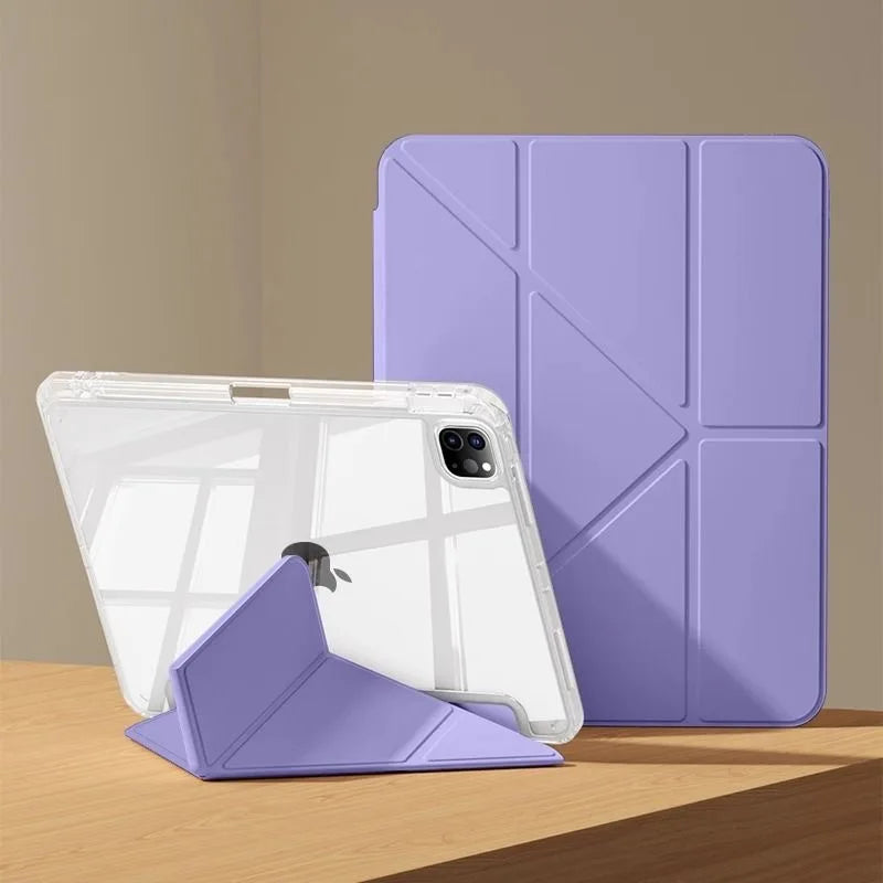 Smart case with pen holder for iPad models