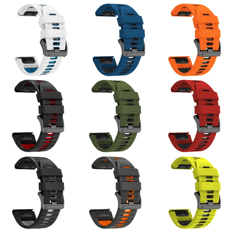 Silikonarmband für Garmin MARQ QuickFit 22/26mm