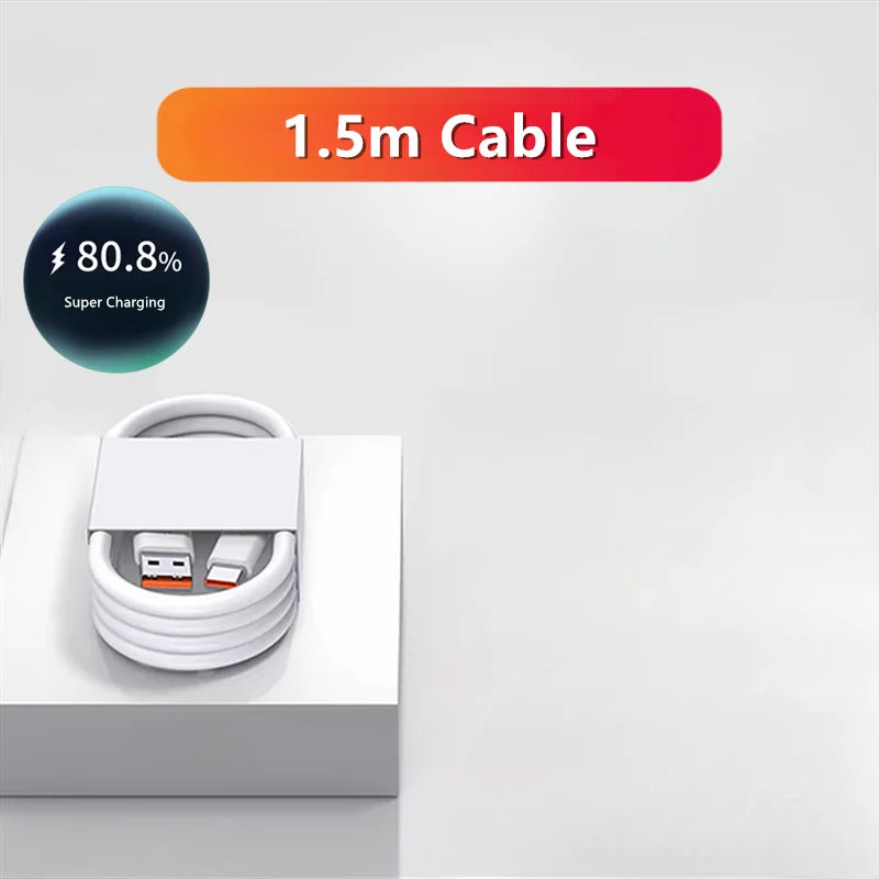 6A 66W Superschnelles Typ-C Ladekabel