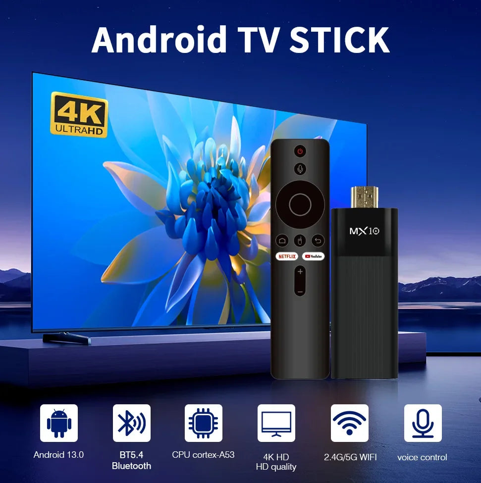Android 13 TV-Stick mit H313 und Chromecast Support