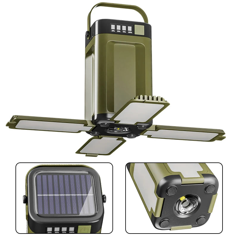 Solar Powerbank Laterne Camping LED