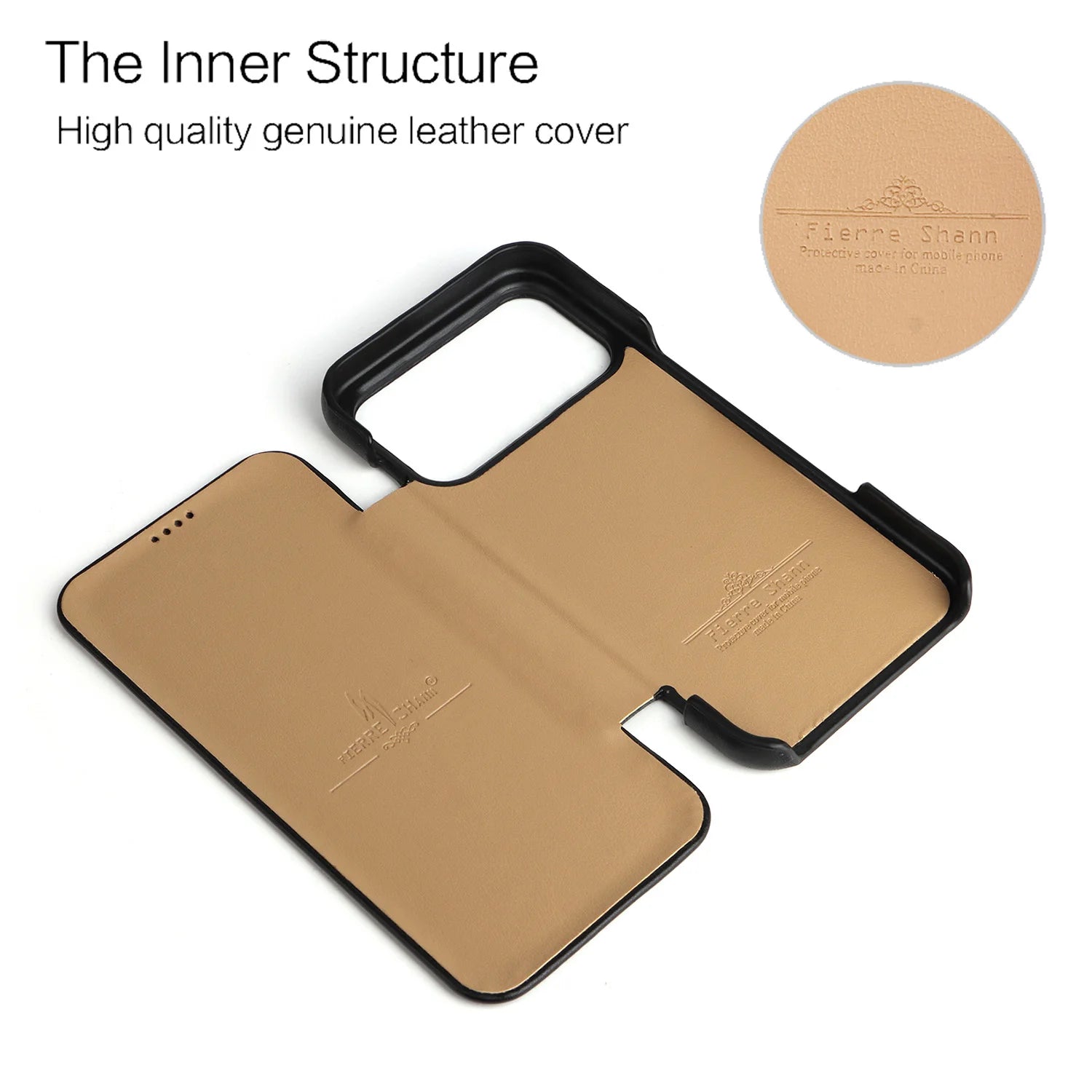 Lederhülle für iPhone 17 Pro Max Magnetisch