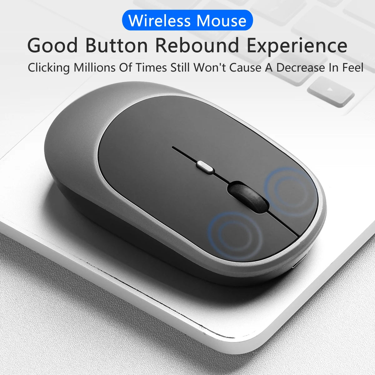 Kabellose Bluetooth 2,4G Maus Ergonomisch Leise