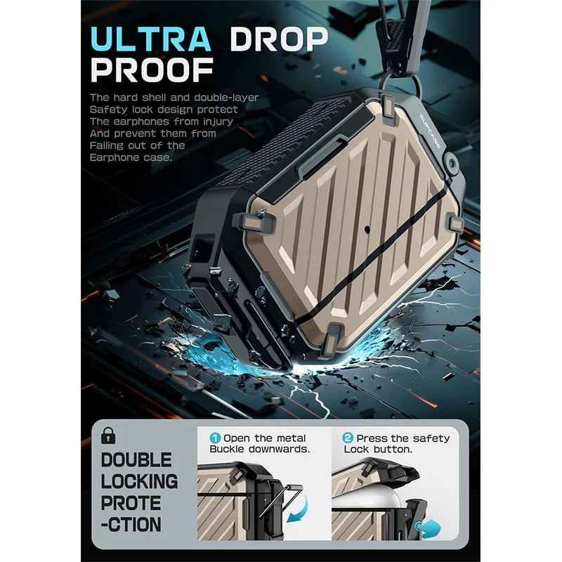 Hard-Case für AirPods Pro 3 Generation IP68 Schutz