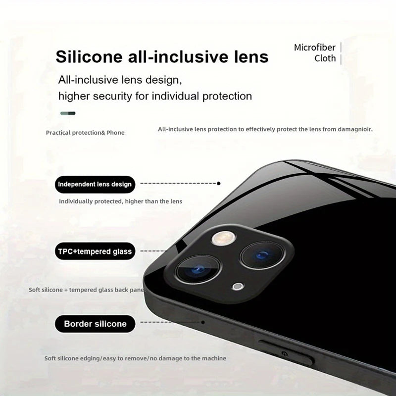 Luxus Schneelotus Glas Hülle für Samsung S25