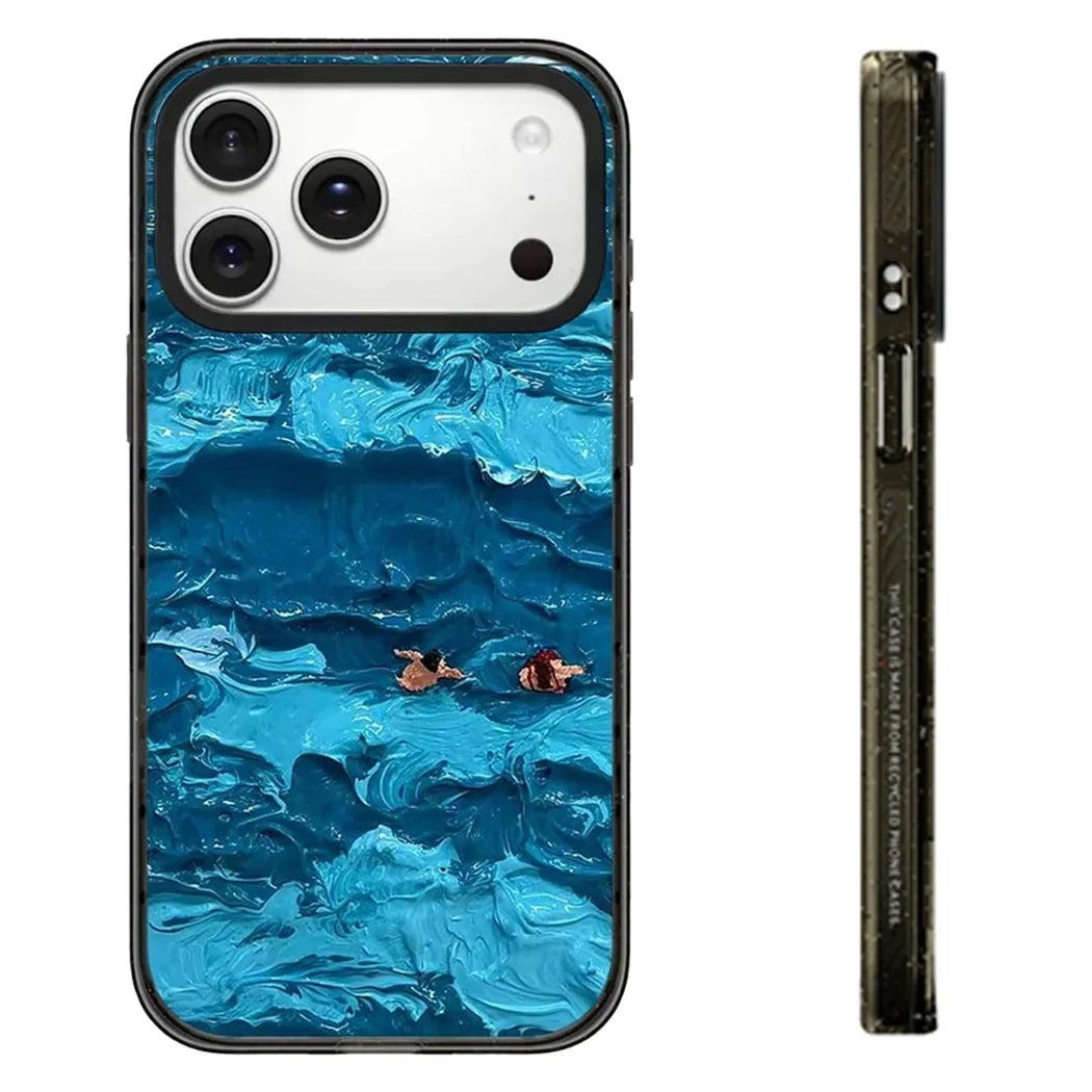 Leopard Snake 2.0 Magnethülle iPhone Acryl Schwarz