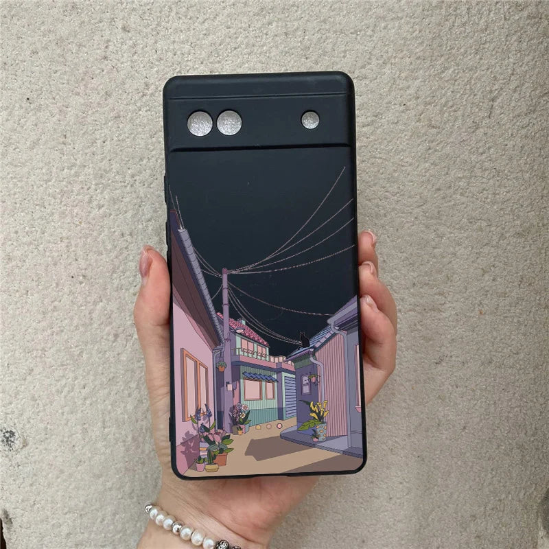 Anime Landscape Case for Pixel 6-8 Pro