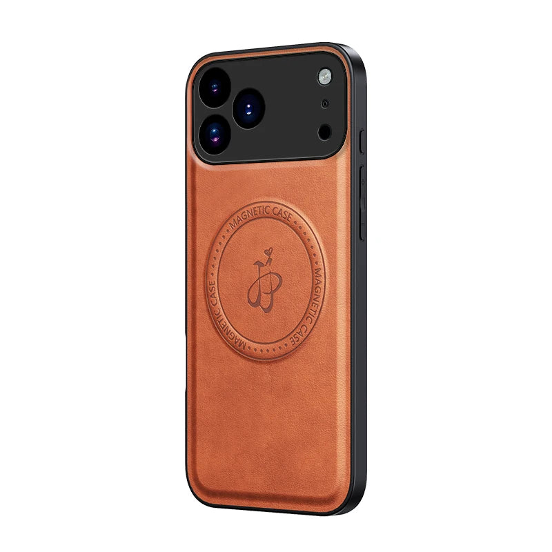 Lederhülle Magnetisch für iPhone 17 Pro Max