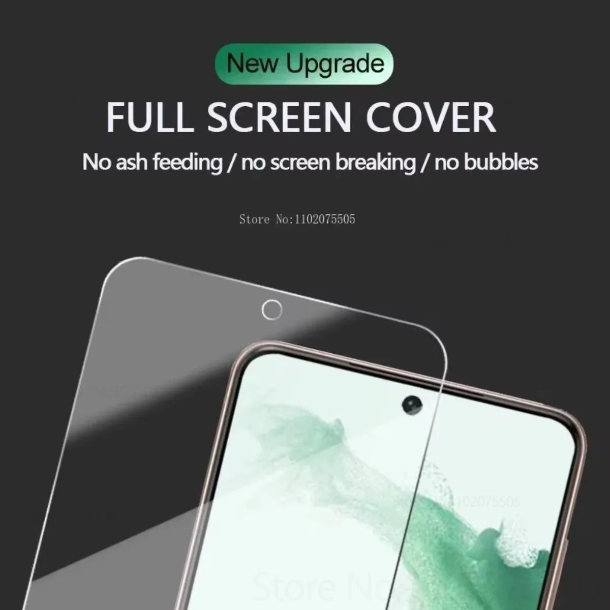 3er Panzerglas für Samsung Galaxy S8–S25 Ultra