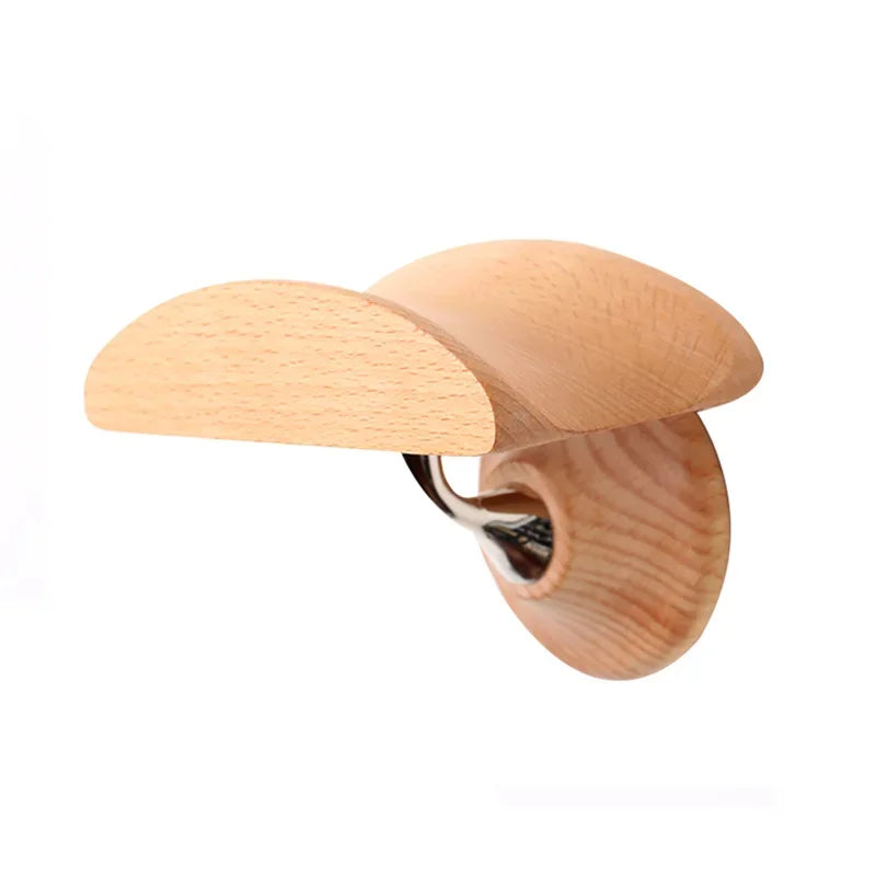 Universal wooden headphone stand wall mount