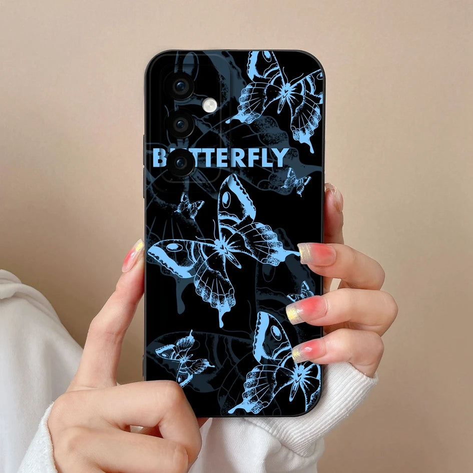 Leopardenmuster Silikonhülle mit Kameraschutz