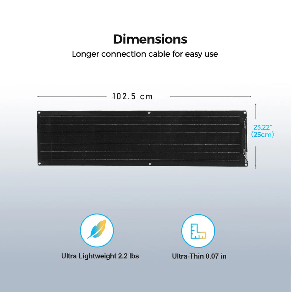 50W 12V Solarmodul Starter Kit für Wohnmobil & Camper