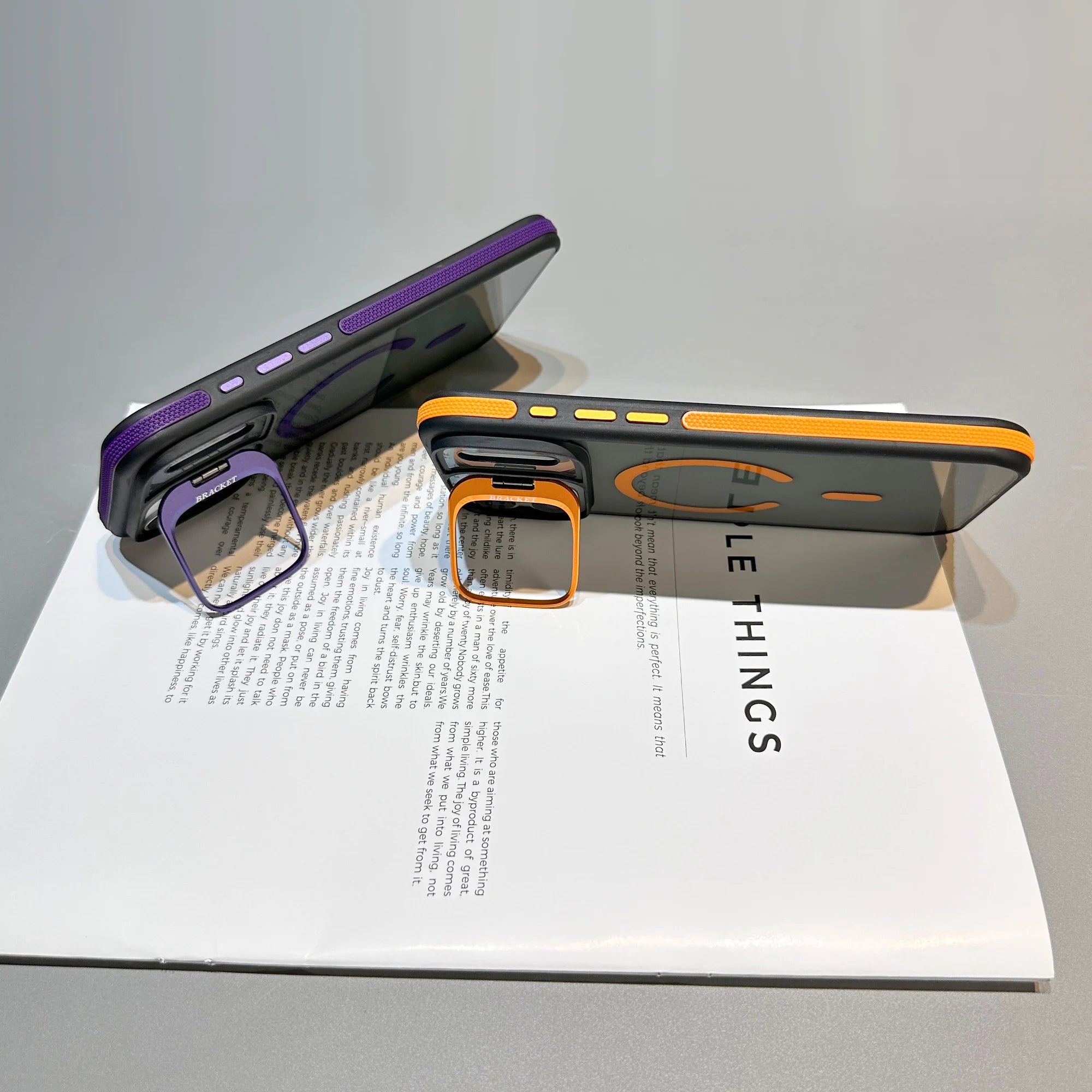 Luxury Matte Magsafe Case with Stand Function