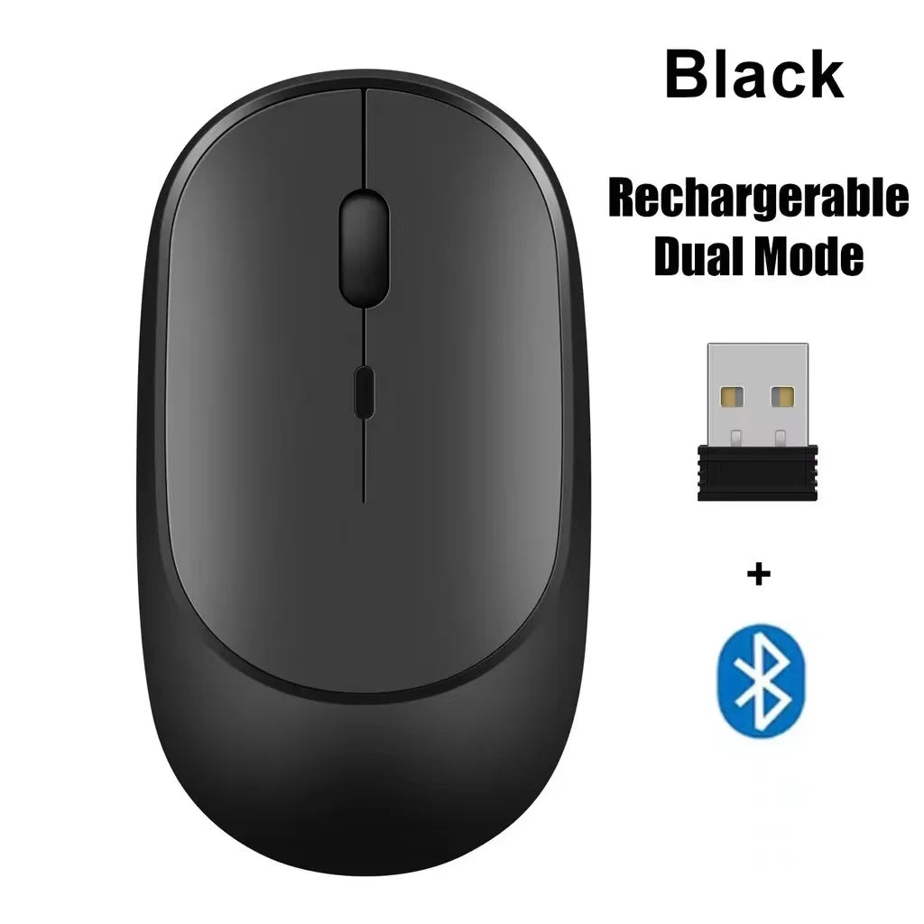 Kabellose Bluetooth 2,4G Maus Ergonomisch Leise