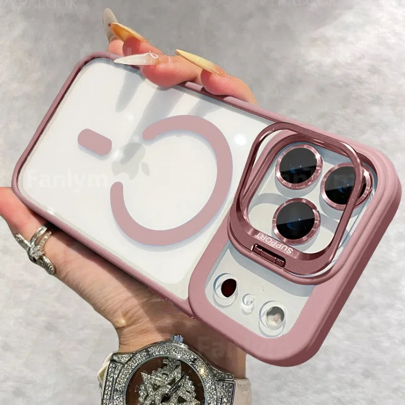 Magnetische Hülle für iPhone 17 mit Linsenschutz