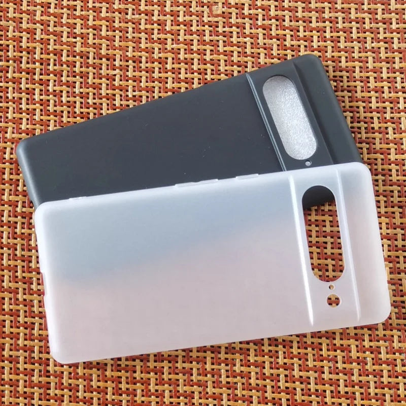 Coque en silicone TPU pour Pixel 7 Pro, noir mat