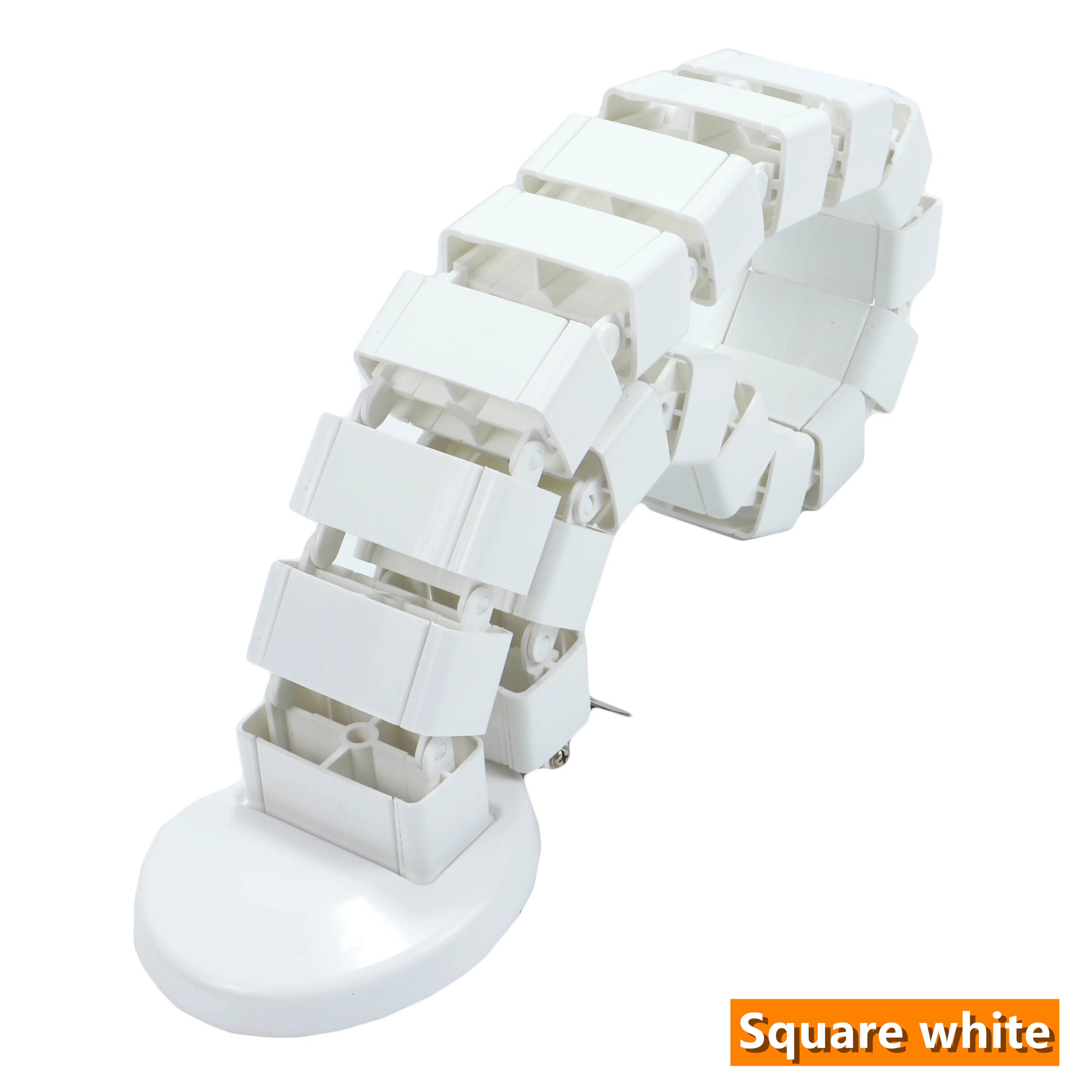 Black adjustable cable management for standing desks