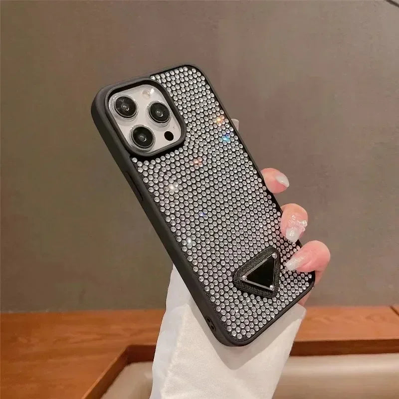 Luxus Zirkon Makronen Handyhülle für iPhone 16–11