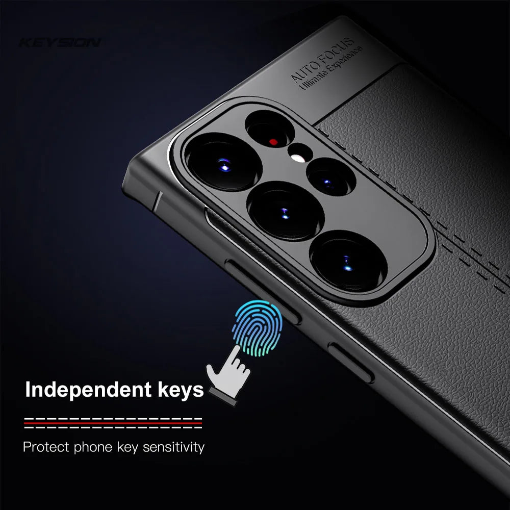 Stoßfeste Silikon Hülle für Samsung S23 S24 S25