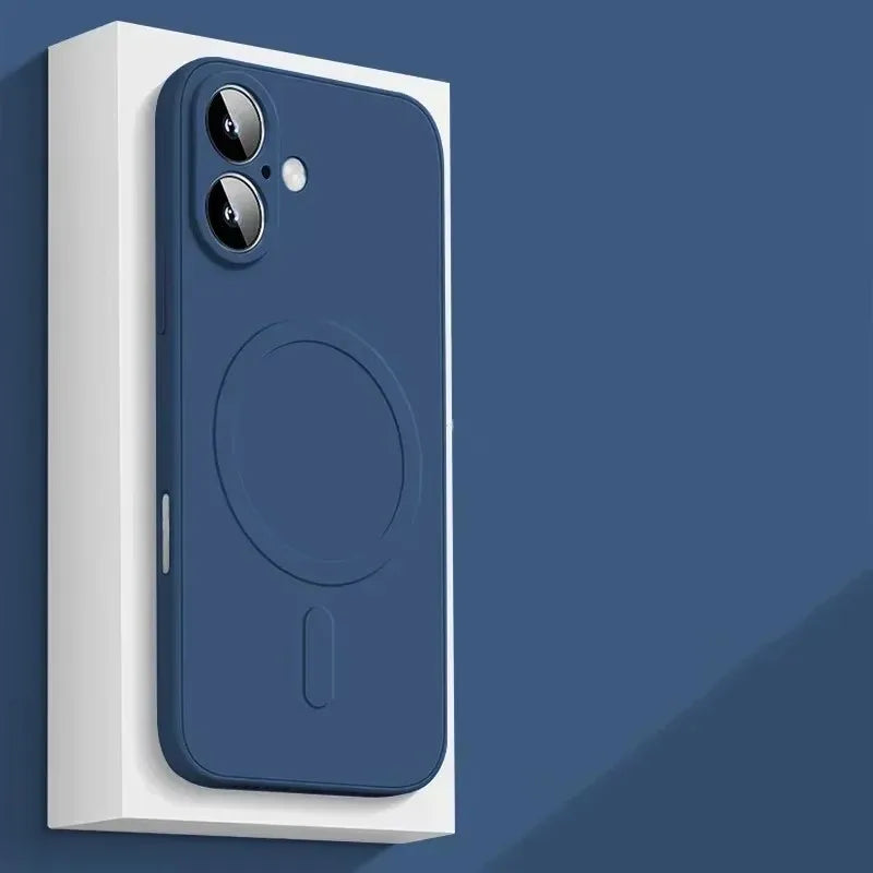 Luxury MagSafe silicone case for iPhone