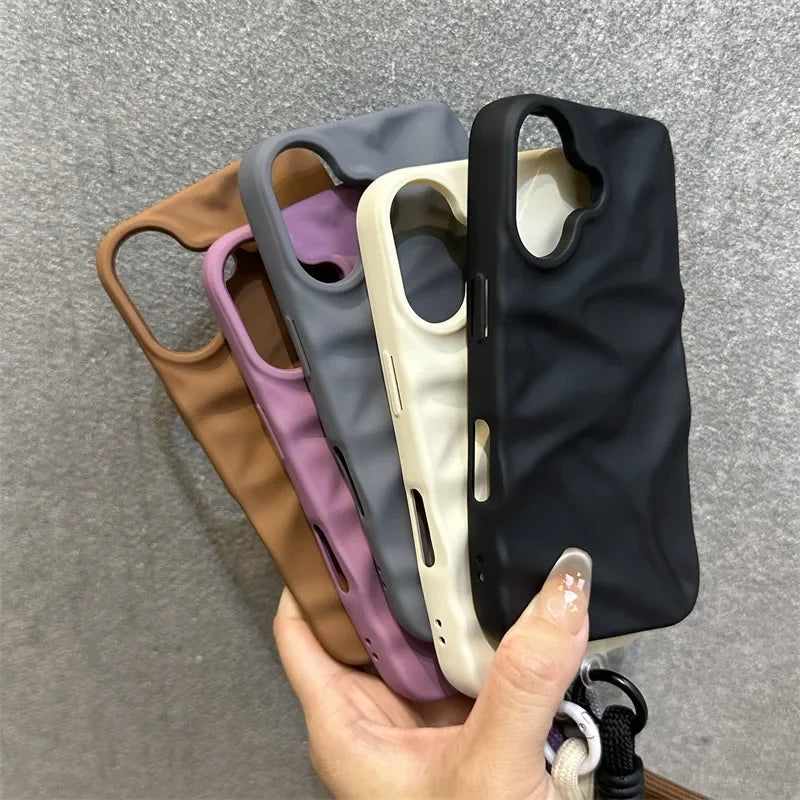 Stylish silicone lanyard case for iPhone 17 Pro