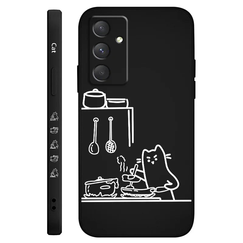 Cute Cat Phone Case for Samsung Galaxy Series