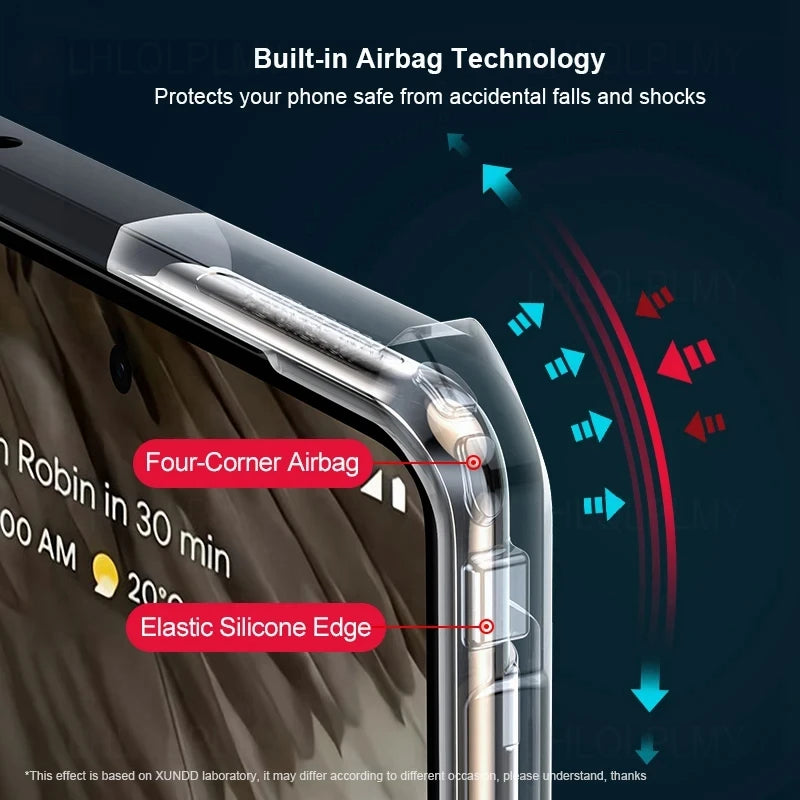 Shockproof silicone case for Pixel 6–8 Pro