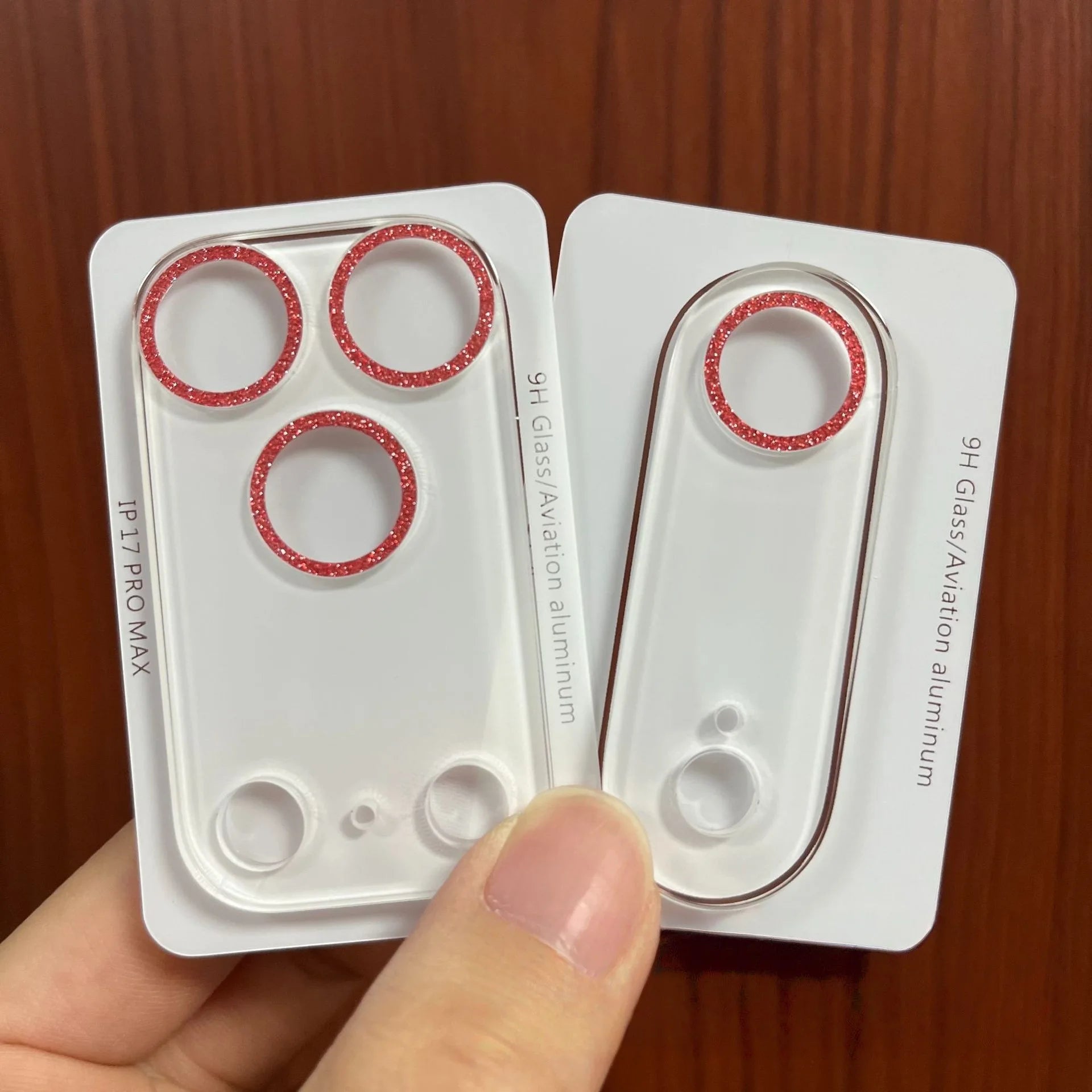 3D Glitzer Kamera Schutzfolie für iPhone 17 Serie