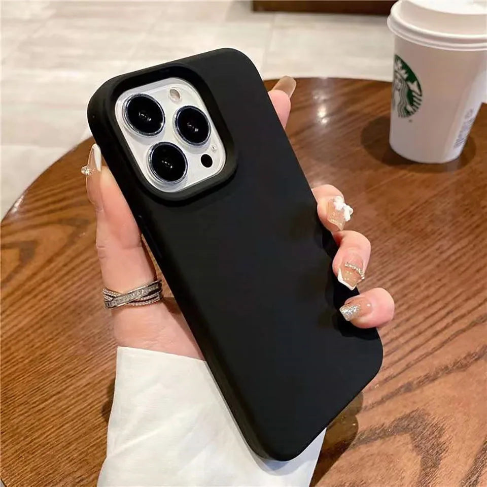 Flüssigsilikon Stoßfeste iPhone Hülle