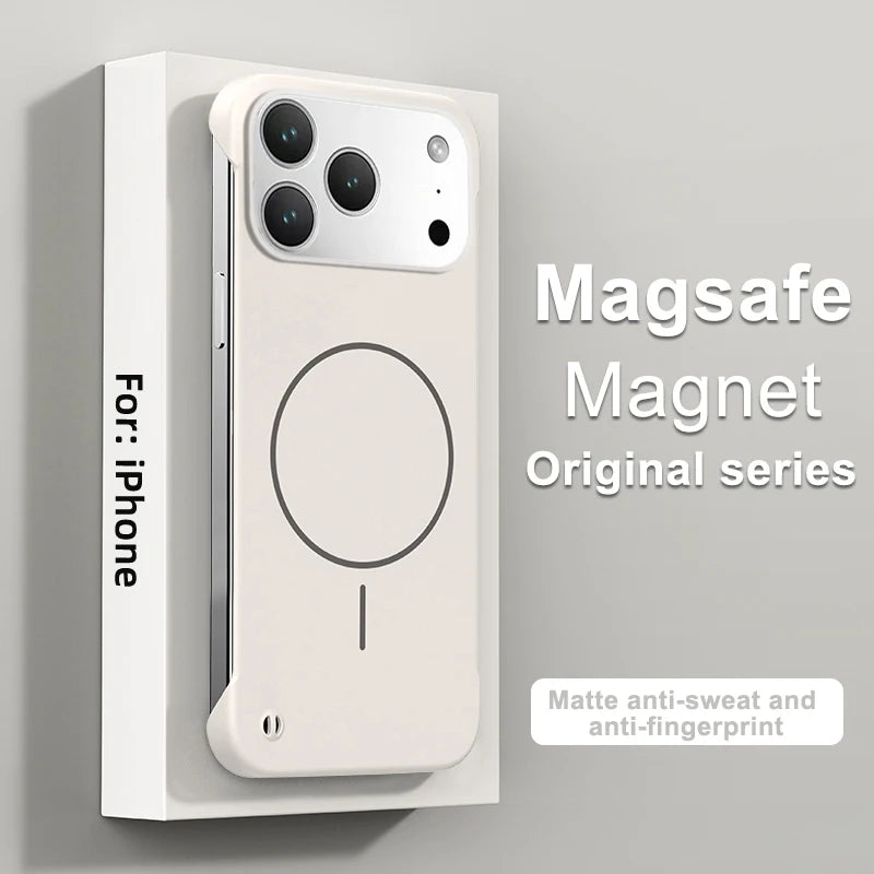 Rahmenlose magnetische Hülle für iPhone 17 Magsafe