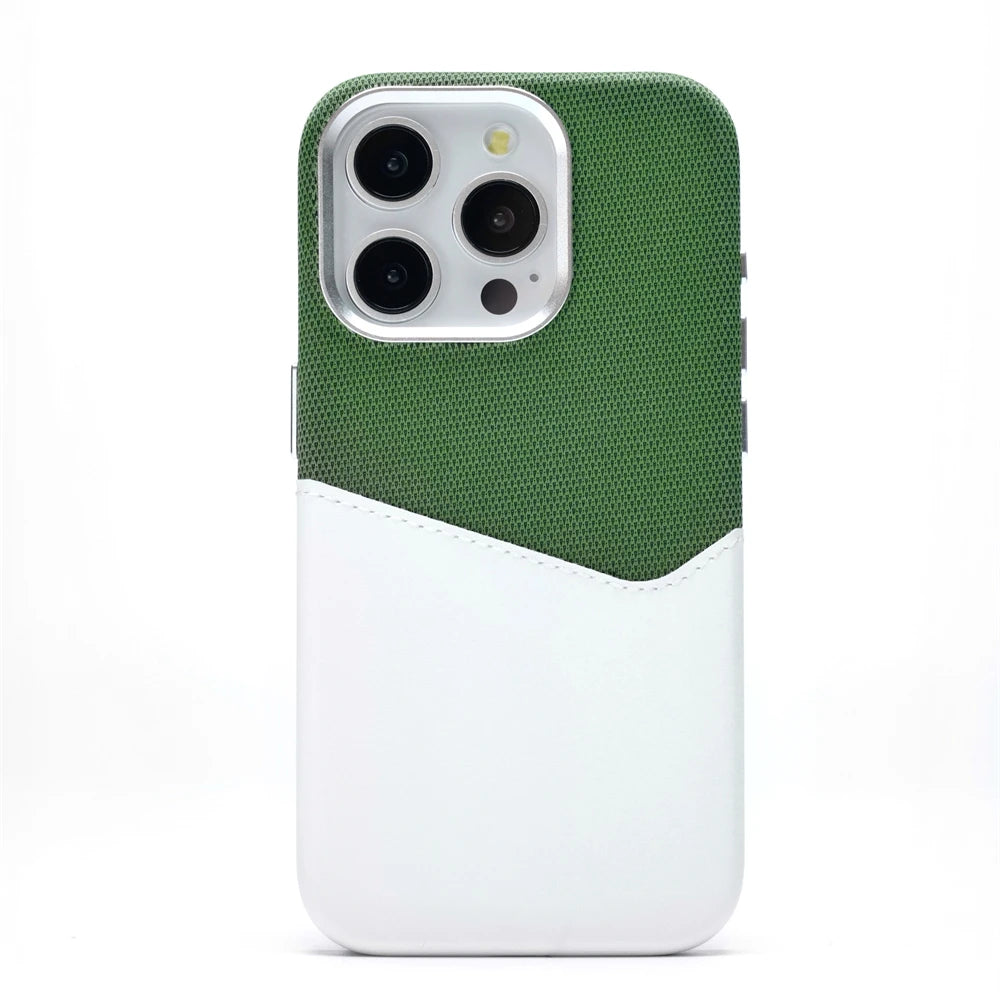 Magnetische PU-Leder Visitenkartentasche für iPhone 17 – MagSafe