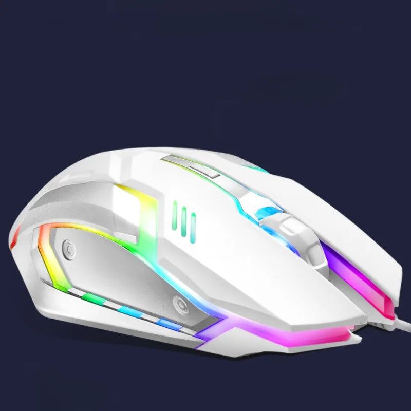 Kabelgebundene LED-Maus für Büro und Gaming