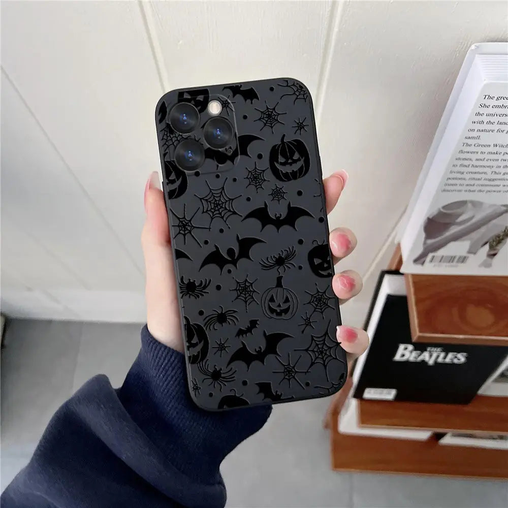Halloween Horror Art Case for iPhone 17-11 Silicone