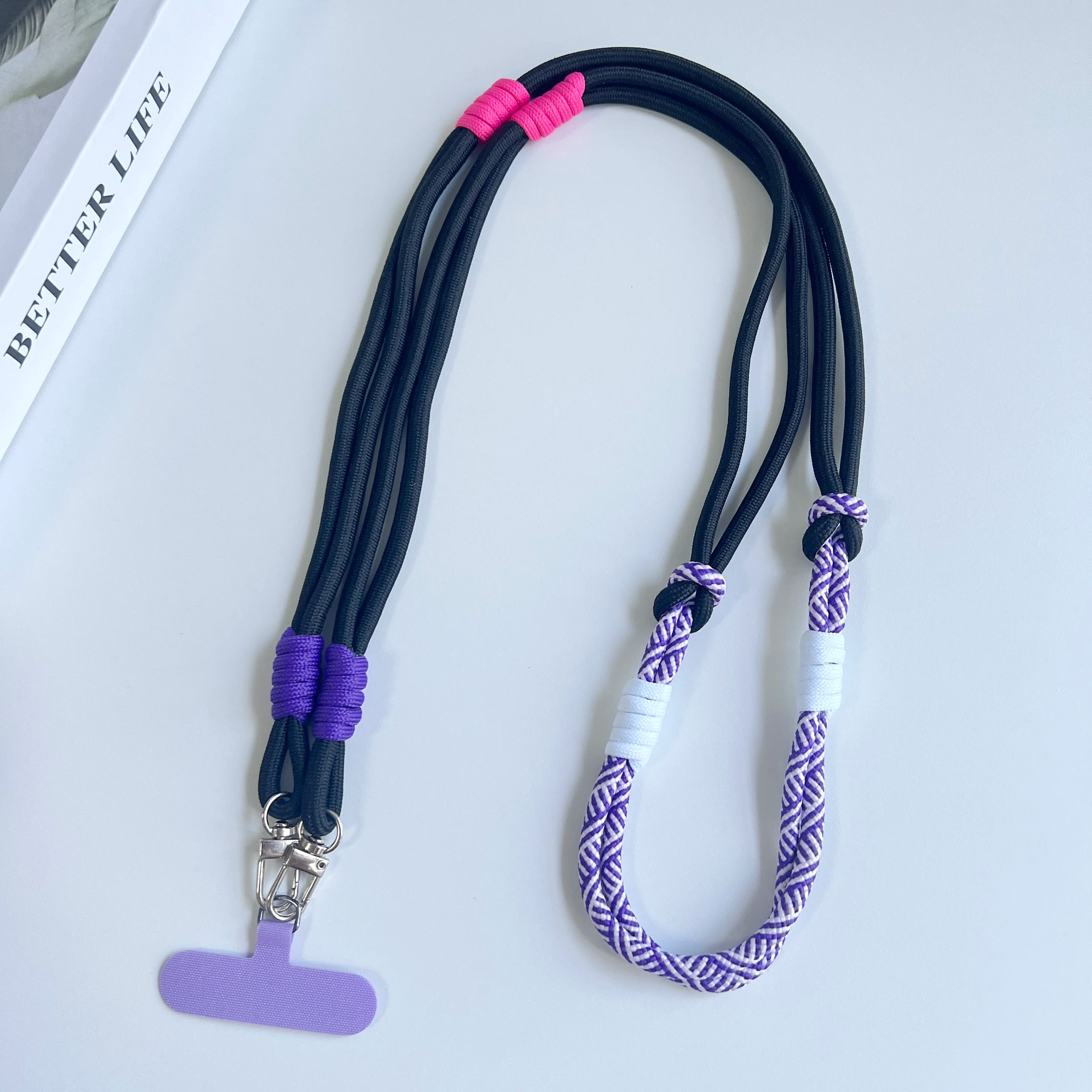 Personalisierter Trend Doppel-Farbiger Handy-Lanyard