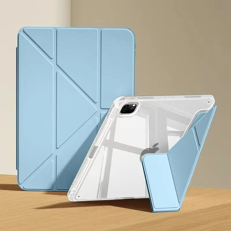 Smart case with pen holder for iPad models
