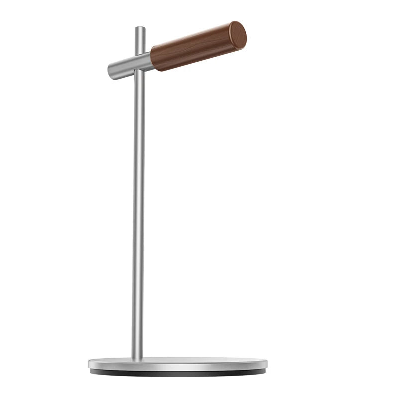 Kopfhörer Ständer Walnuss & Aluminium – Premium Headset Halterung aus Echtholz