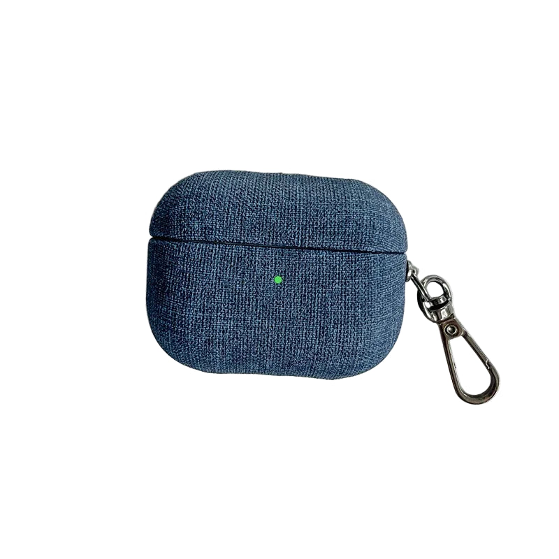 Hülle für AirPods Pro 3–4 Stoffmuster Luxusschutzhülle