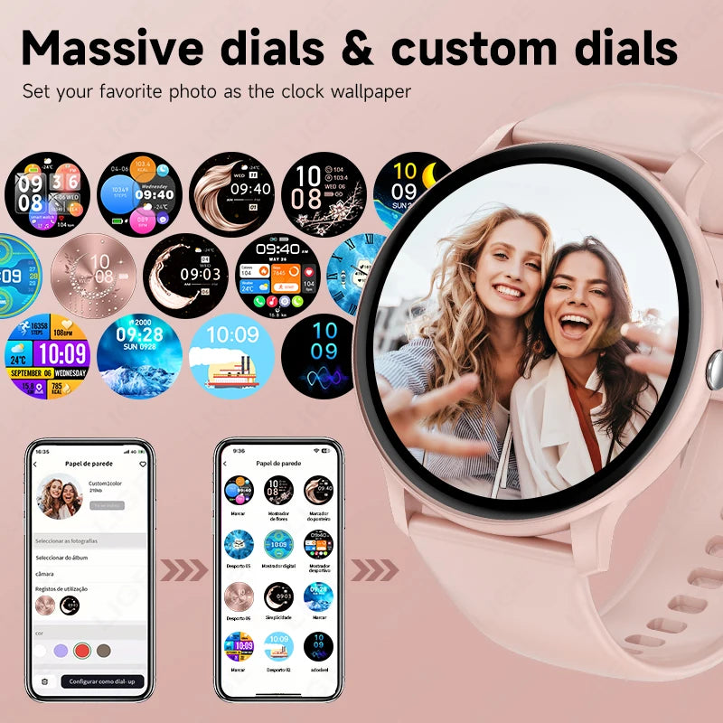 LIGE 2025 Smartwatch mit Bluetooth-Anruf & Fitnessfunktionen