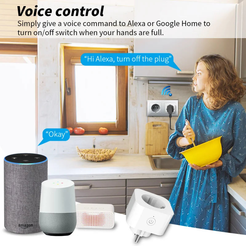 10A Smart Plug EU für Sprachsteuerung & Timer