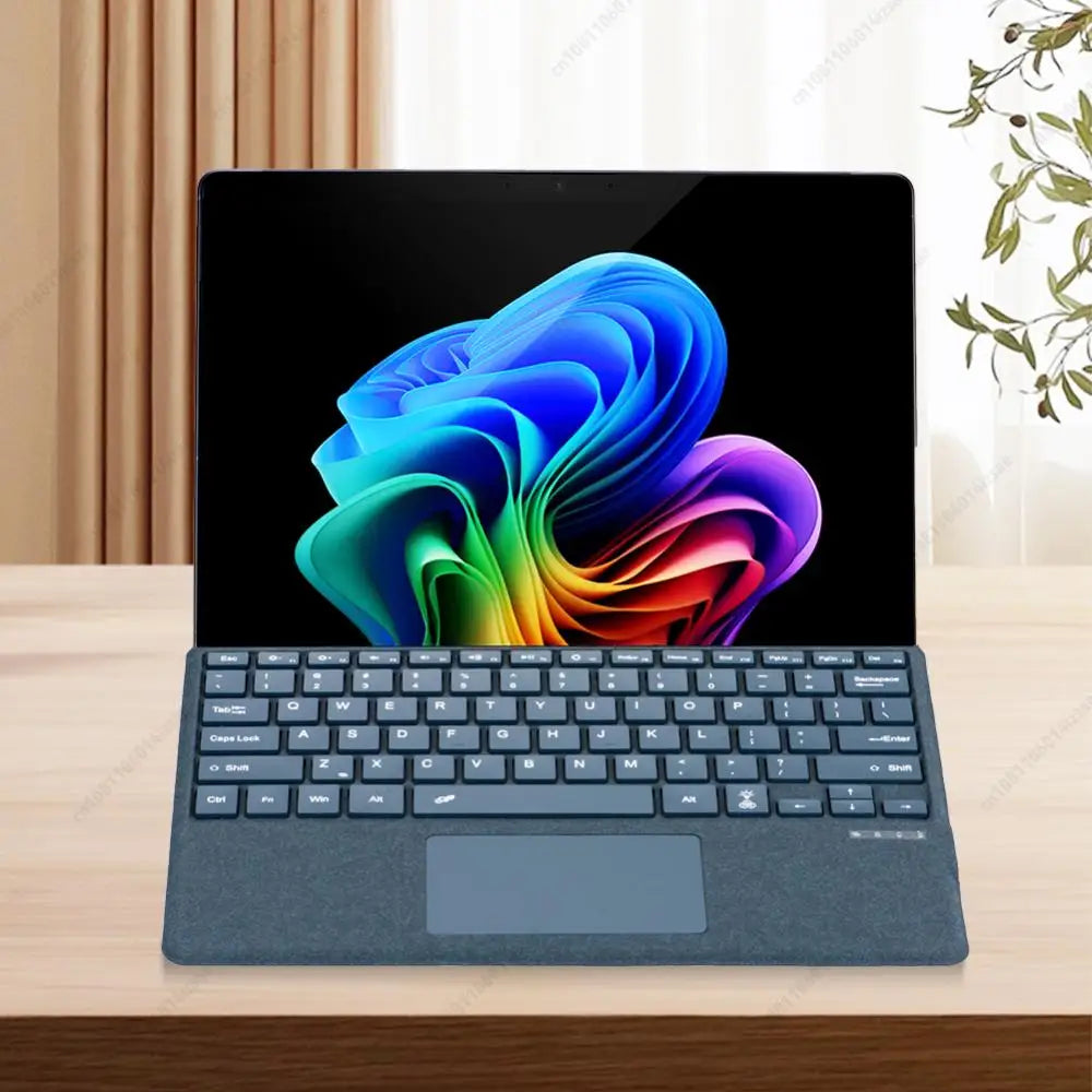 Magnetische Bluetooth Tastatur mit 7-Farben LED