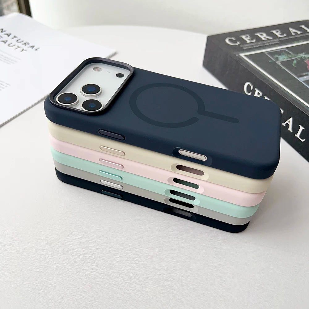 Silikonhülle für iPhone 17 Air Pro Max mit Magsafe