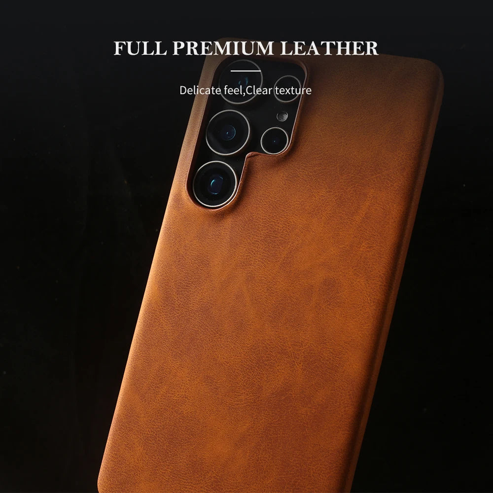 Luxuriöse Lederhülle für Samsung Galaxy Modelle