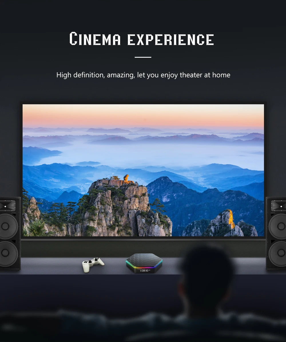 Android 12 TV Box 4K/6K with WiFi6 and 3D