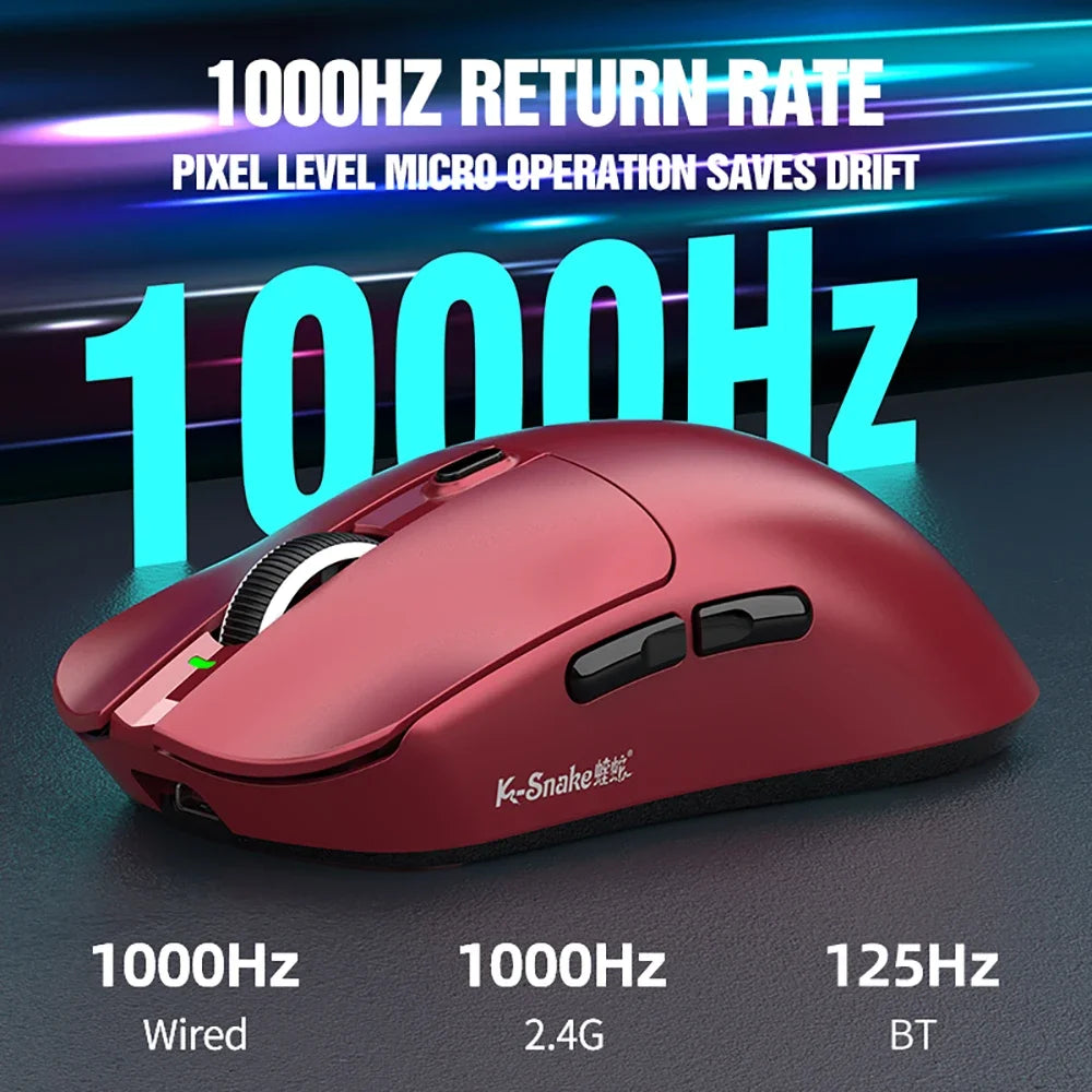 Kabellose Gaming-Maus mit RGB und 12000 DPI