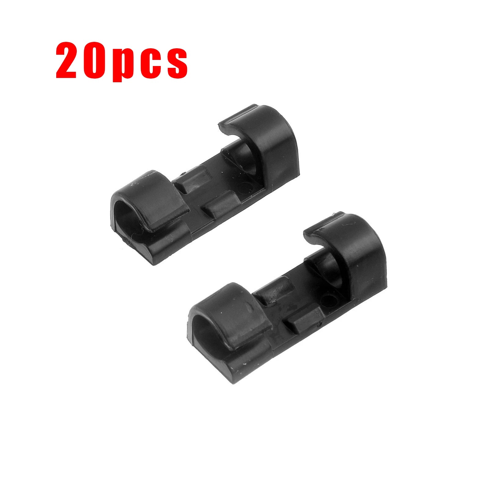 Self-adhesive cable clips for cable organization & office