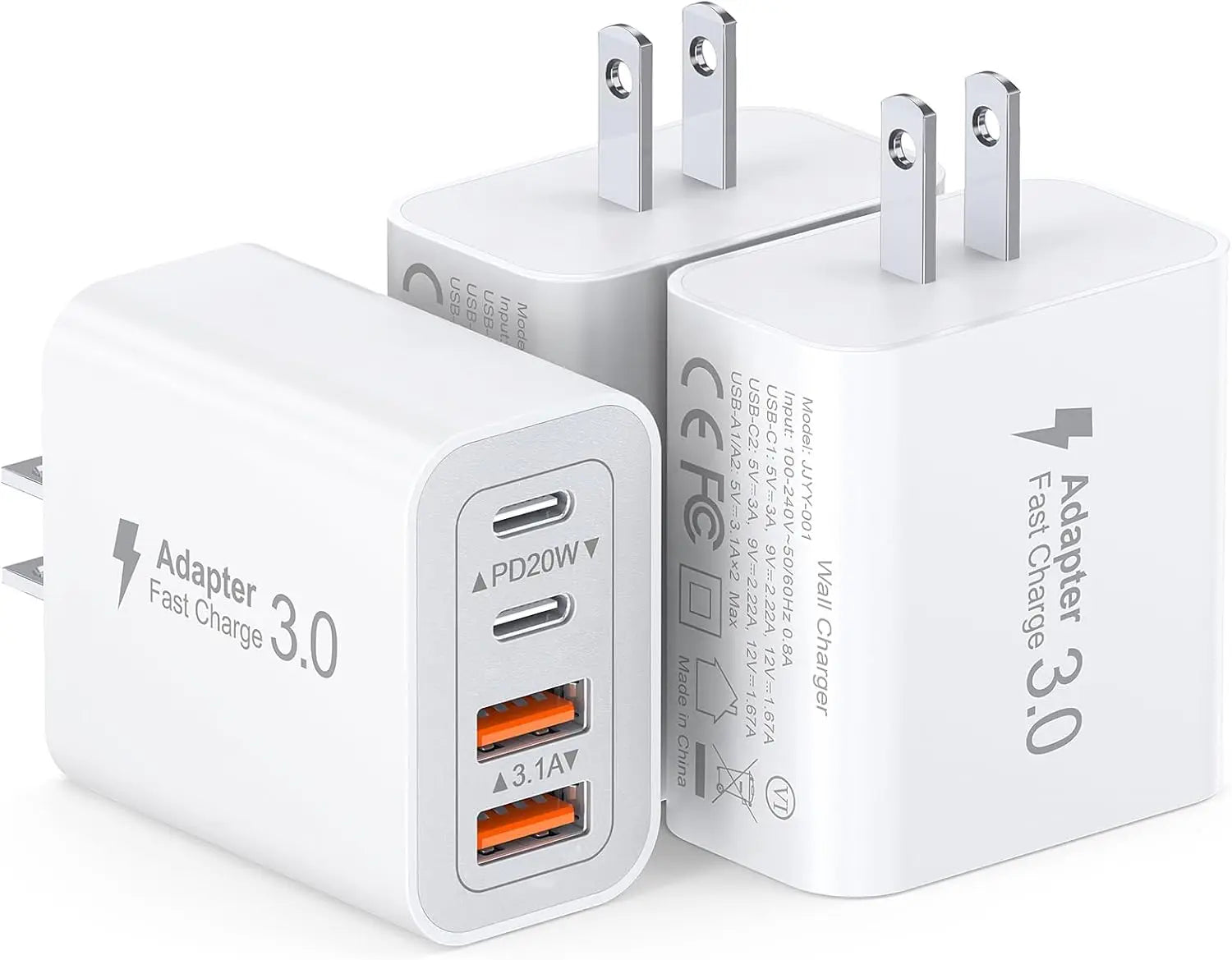 40W USB-C Ladegerät mit 4 Ports