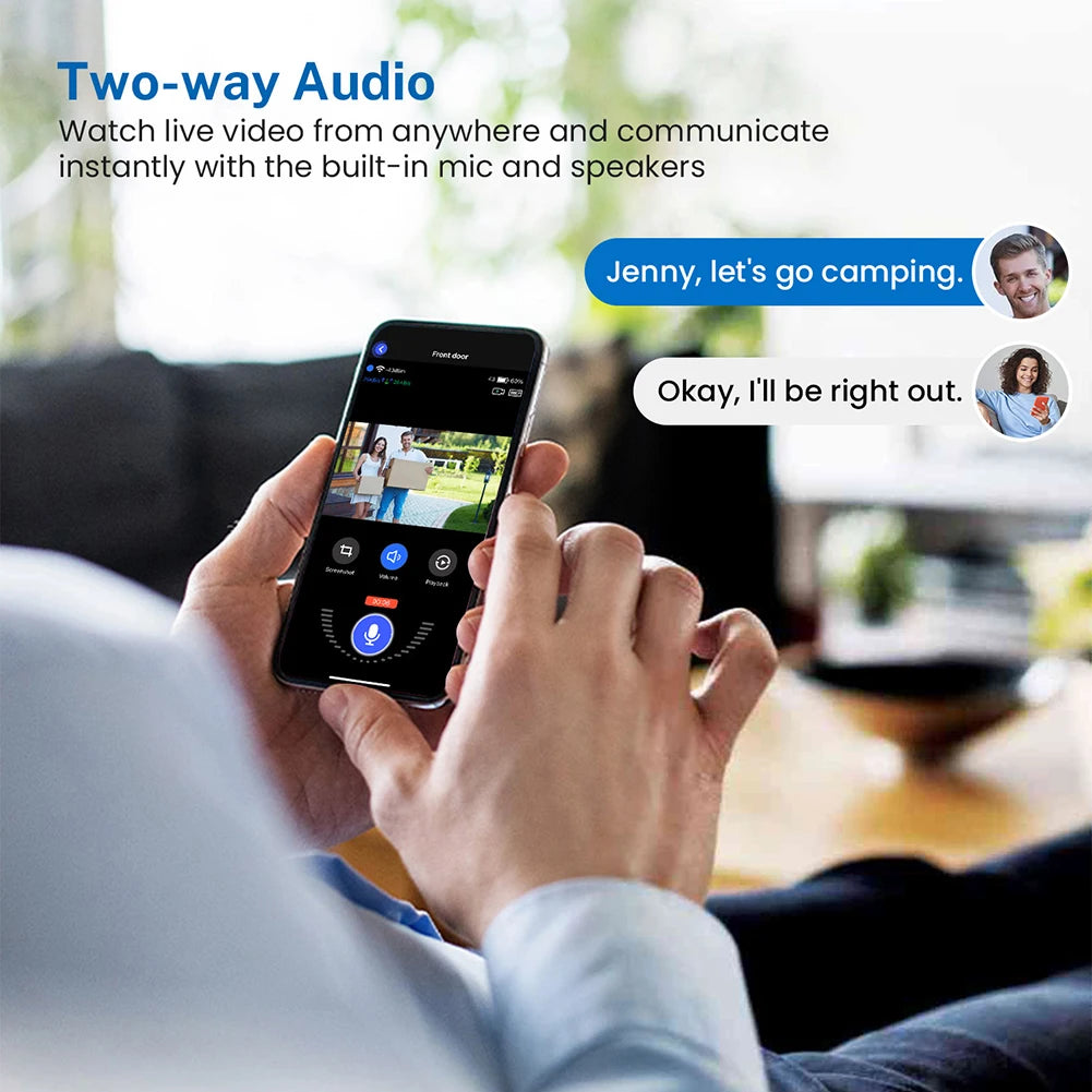 Solar WiFi Camera 5MP Full-HD Outdoor with AI Detection