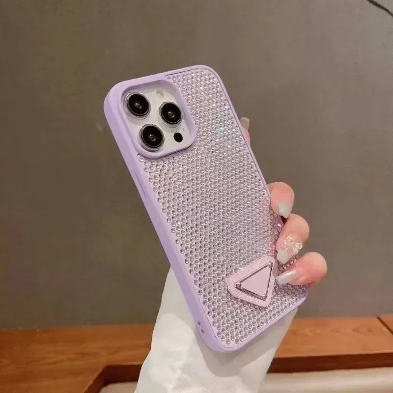 Luxus Zirkon Makronen Handyhülle für iPhone 16–11