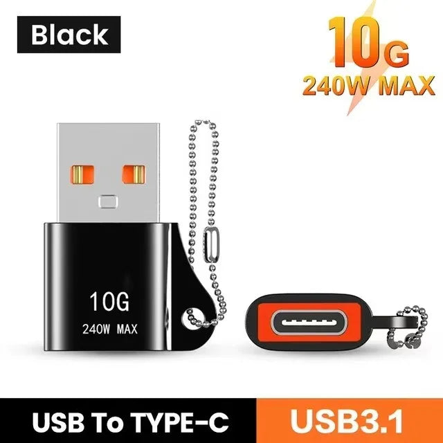 USB-zu-Typ-C Adapter 10A OTG Konverter