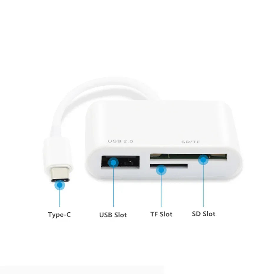 Typ C Kartenleser Micro SD TF Adapter OTG Android